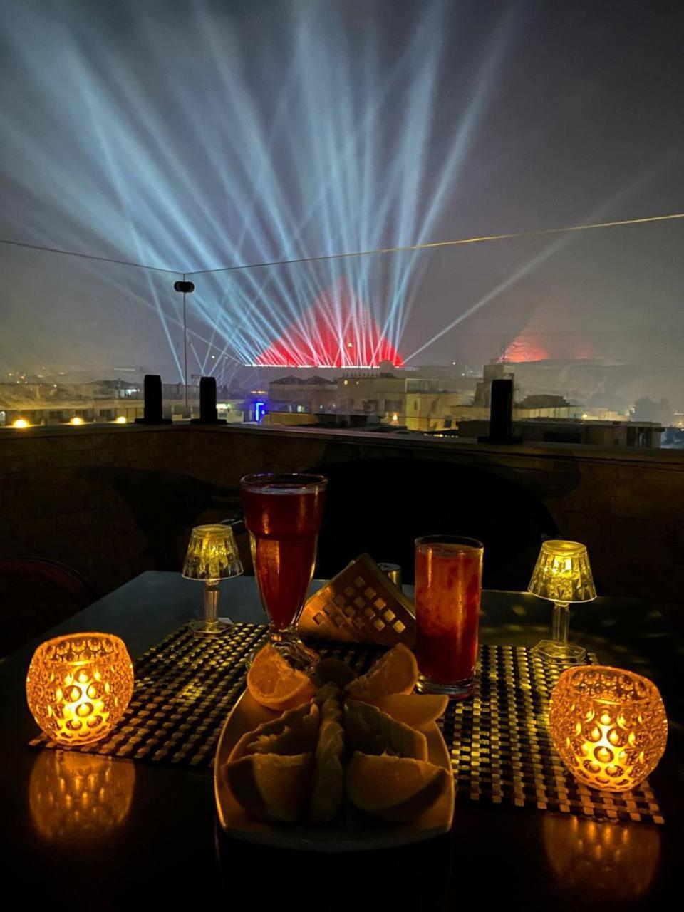 Aziz Egypt Pyramids View Hotel Kafrat al Jabal Ngoại thất bức ảnh